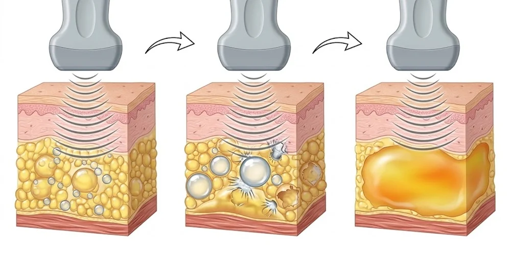 appearance of localized fat deposits without surgical fat removal