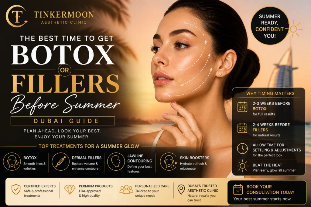 Best Time to Get Botox or Fillers Before Summer in Dubai