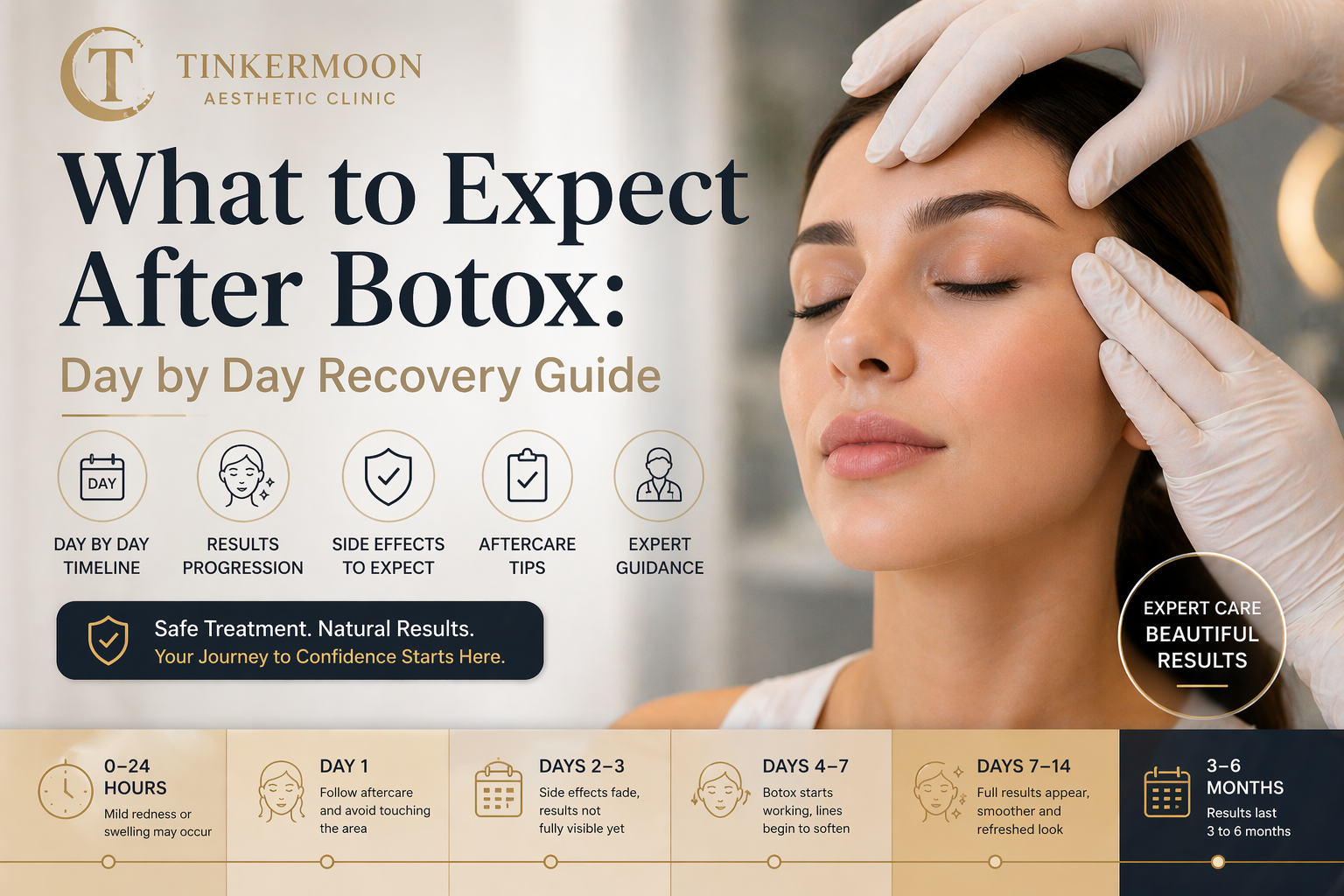 Botox recovery timeline day by day results in Dubai clinic