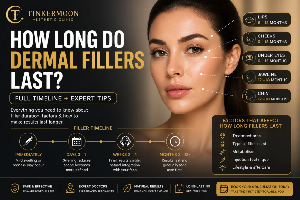 How Long Do Dermal Fillers Last? Full Timeline + Expert Tips