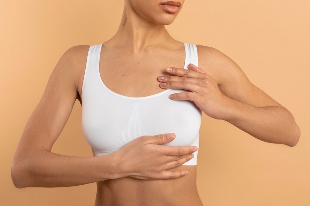breast to the chest