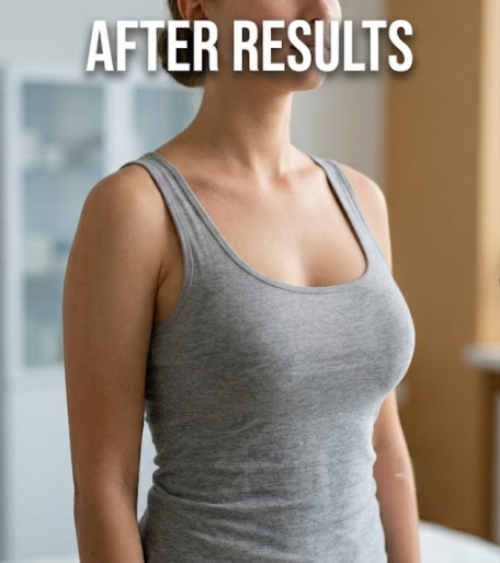 After زراعة الثدي