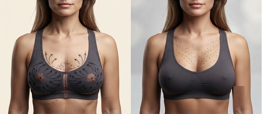 Breast Reduction vs Breast Filler