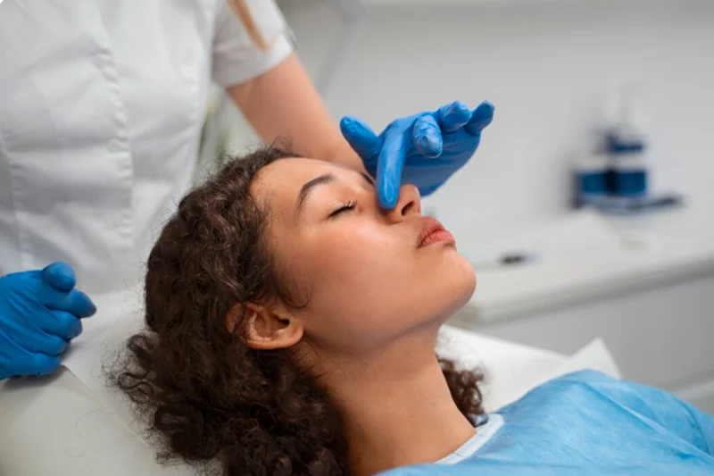 Rhinoplasty surgery and non-surgical nose reshaping options
