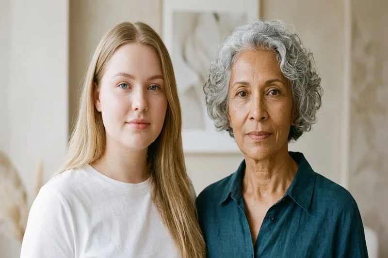 Causes of nasolabial folds and age-related facial changes