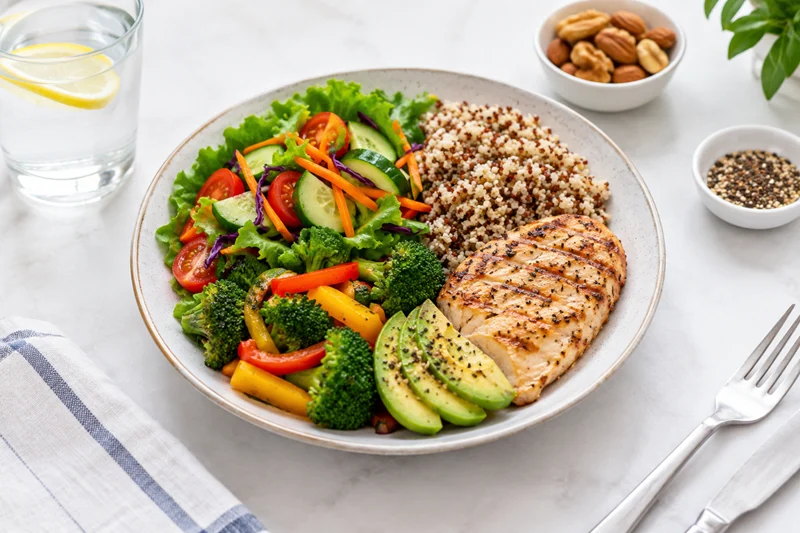 Balanced meal for calorie