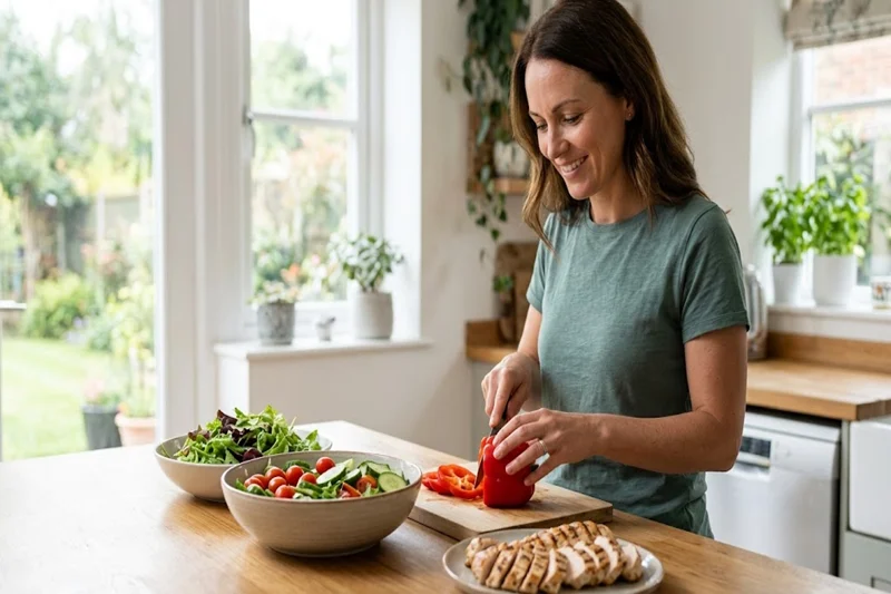 Healthy diet and lifestyle for maintaining a stable weight