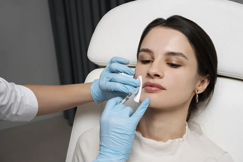 Preparing for lip filler treatment