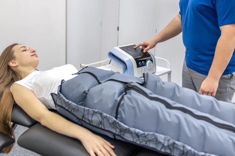 EMS slimming for abdominal muscle definition